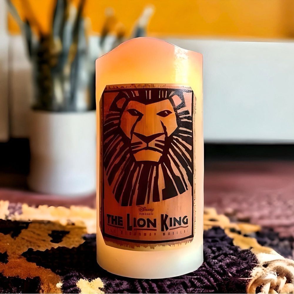 *30off3* The Lion King Musical Theater Flameless Candle